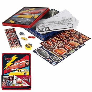 Творчий набір DISNEY CARS 3D у металевій коробці (12 шт.)