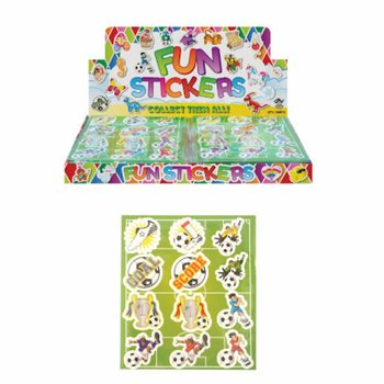 FUN STICKERS – МОДЕЛЬ: ФУТБОЛ (120 шт.)