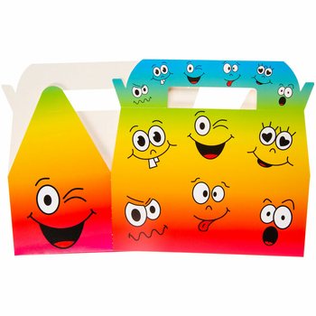 Дитяча коробка для меню Smiley - 22,5 x 12 x 9,5 см (24 шт.)