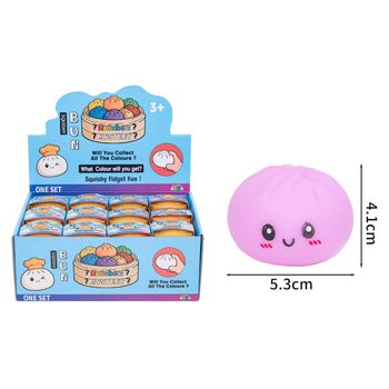 RAGE - Squishy Bun Dumplings МАЛИЙ (5.3x5.3x4.1 см) - Viral 2026 Fidget Toy (24 шт.)