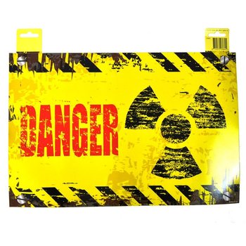 ДЕКОРАТИВНА ТАБЛИЧКА НА ДВЕРІ - "DANGER" / "KEEP OUT" (12 шт.)