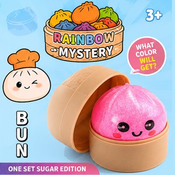 Сквіш RAGE SUGAR EDITION Bun Dumplings МАЛИЙ (5.3 x 5.3 x 4.1 См) Viral 2026 Fidget Toy (24 шт.)