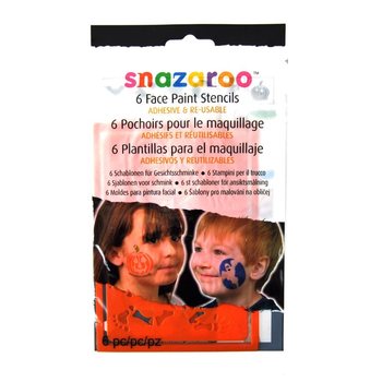 SNAZAROO - 6 Шаблонів для Аквагриму (12 шт.)
