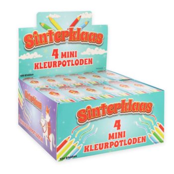 Кольорові олівці Sinterklaas (Святий Миколай) 4 шт. в дисплеї (120 шт.)