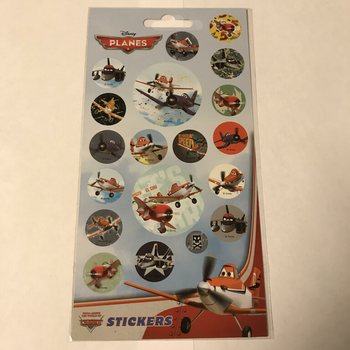 АРКУШ НАЛІПОК: DISNEY PLANES, розмір 20 x 10 см. (10 шт.)