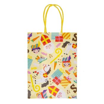 ПАПЕРОВИЙ ПОДАРУНКОВИЙ ПАКЕТ - SINTERKLAAS - 16x9x22 СМ (12 шт.)