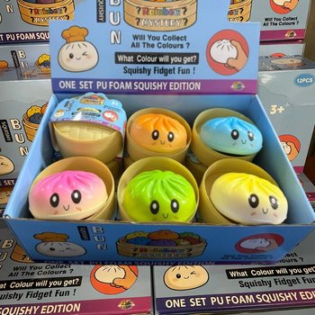 RAGE - Squishy Bun Dumplings ВЕЛИКІ - ONE SET PU FOAM SQUISHY EDITION (12 шт.)