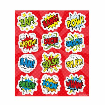 Веселі стікери: Дисплей Comic Signs (120 шт.)