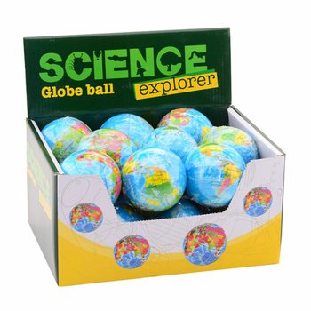 SCIENCE EXPLORER - Пінний м'яч Глобус &Oslash;6 см (18 штук у дисплеї)