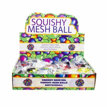 ІГРАШКА-АНТИСТРЕС SQUISHY - Діаметр: 5 СМ - ЯСКРАВИЙ МІКС КОЛЬОРІВ У ДИСПЛЕЇ (24 шт.)