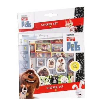 Набір наклейок SECRET LIFE OF PETS 52 елементи (12 шт.)