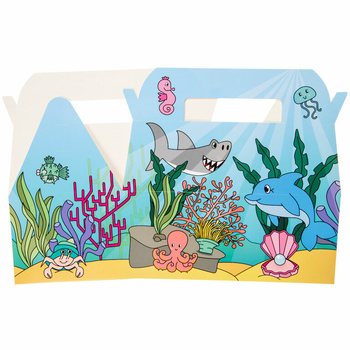 Менюбокс Море / Океан - 22.5 x 12 x 9.5 см (24 шт.)