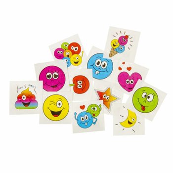 Тимчасові татуювання Smiley - Дисплей на 48 пачок
