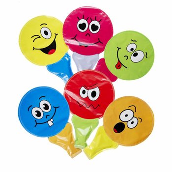 САМОНАДУВНІ ПОВІТРЯНІ КУЛІ SMILEY (48 шт.)