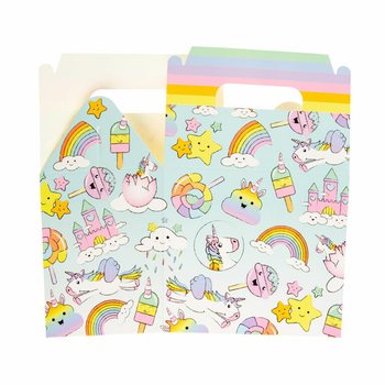 Коробочка для Дитячого Меню / Подарункова Коробочка Єдиноріг 14x10x17 см (12 шт.)