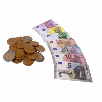 HOME SHOPPING &mdash; ЄВРА ІГРАШКОВІ ГРОШІ ТА БАБКНОТИ НА КАРТІ (6 шт.)