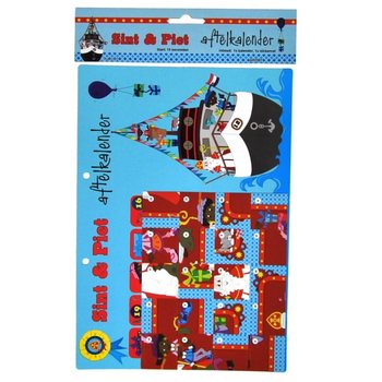 Календар зворотного відліку Sinterklaas & Piet - Модель 2 (9 шт.)