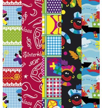 Рулони Пакувального Паперу Святий Миколай Sinterklaas 250 x 50 см (5 шт.)