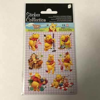 Набір наклейок: Disney Вінні Пух, 16 x 9 см (10 шт.)