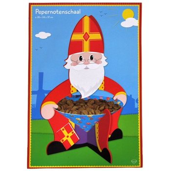 Велика піала для печива Pepernoten Синтерклаас 26 x 24 x 33 см (6 шт.)