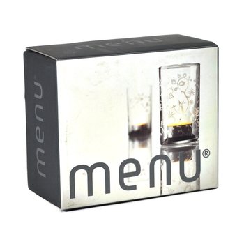 MENU - Свічник для чайної свічки з матовим візерунком, набір з 2 шт (1 наб.)