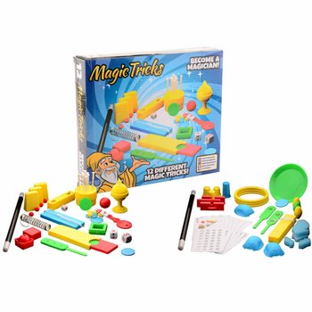 MAGIC TRICKS - ВЕЛИКИЙ МАГІЧНИЙ НАБІР З 12 ФОКУСАМИ В КОРОБЦІ