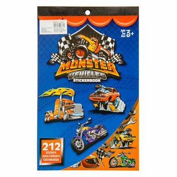 Книга наклейок Monster Truck 212 деталей (12 шт.)