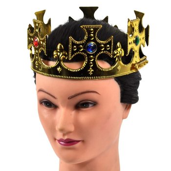 Золотиста корона короля - модель хрест (12 шт.)