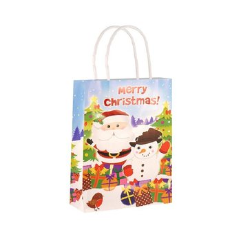 Подарункові пакети MERRY CHRISTMAS 14x21x7 см (24 шт.)