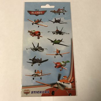 Аркуш наклейок: DISNEY PLANES, розм. 20 x 10 см (10 шт.)