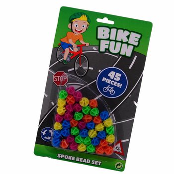 BIKE FUN - 45x НАМИСТИН ДЛЯ СПИЦЬ ВЕЛОСИПЕДА НА КАРТІ (1 шт.)