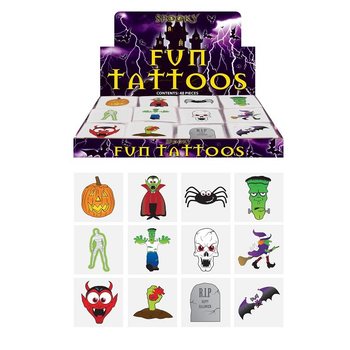 Fun Tattoos – Модель Хелловін (48 уп. x 12 шт.)