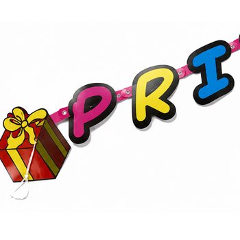 ГІРЛЯНДА-НАПИС SURPRISE PARTY - ДОВЖИНА: 180 СМ (6 шт.)