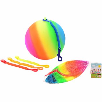 РАЙДУЖНИЙ М'ЯЧ З МОТУЗКОЮ / BUNGEE BALL &Oslash;23 См (36 шт.)