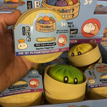 RAGE - Squishy Bun Dumplings ВЕЛИКІ - ONE SET PU FOAM SQUISHY EDITION (12 шт.)