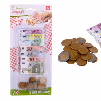 HOME SHOPPING &mdash; ЄВРА ІГРАШКОВІ ГРОШІ ТА БАБКНОТИ НА КАРТІ (6 шт.)