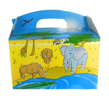 Дитяча коробка для меню - SAFARI (50 шт.)
