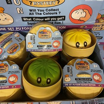 RAGE - Squishy Bun Dumplings ВЕЛИКІ - ONE SET PU FOAM SQUISHY EDITION (12 шт.)
