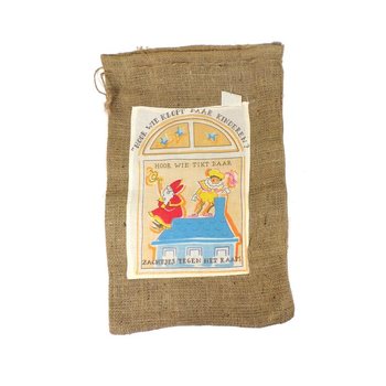 Середній Джутовий Мішок Святий Миколай / Sinterklaas (2 шт.)