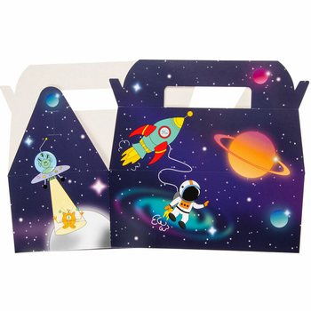 Коробки для дитячого меню Космос / Space - 22,5 x 12 x 9,5 см (24 шт.)