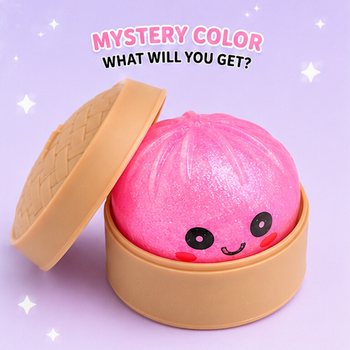 Сквіш RAGE SUGAR EDITION Bun Dumplings МАЛИЙ (5.3 x 5.3 x 4.1 См) Viral 2026 Fidget Toy (24 шт.)