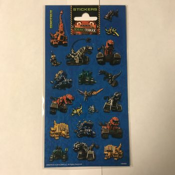 НАКЛЕЙКИ: DINOTRUX, Розм. 20 x 10 см (10 шт.)