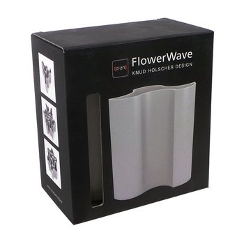 D-ZN - Ваза для Квітів FLOWERWAVE - Біла (1 шт.)