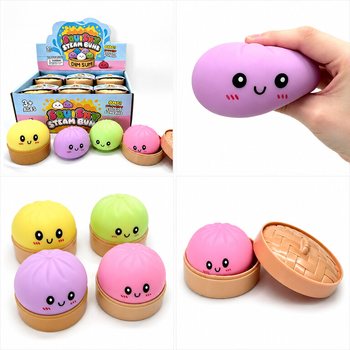 RAGE - Великі сквіші-пельмені (Squishy Dumplings) (Розмір 8.5 x 8.5 x 4.8 см) - Viral 2026 Fidget Toy (12 шт.)