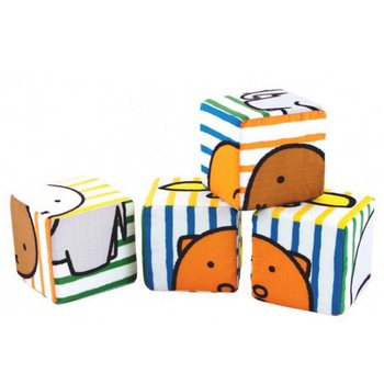 MIFFY - М'ЯКІ КУБИКИ ДЛЯ СКЛАДАННЯ 4 ДЕТАЛІ (1 шт.)