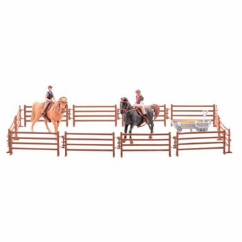 MY LOVELY HORSE - XL - 2x Іграшкових коня з великою стайнею - У подарунковій коробці (1 шт.)