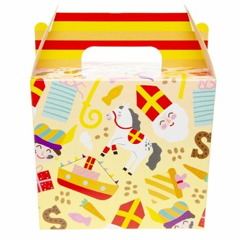 SINTERKLAAS КОРОБКА ДЛЯ МЕНЮ / ПОДАРУНКОВА КОРОБКА 14x10x17 см (12 шт.)