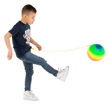 РАЙДУЖНИЙ М'ЯЧ З МОТУЗКОЮ / BUNGEE BALL &Oslash;23 См (36 шт.)