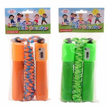 OUTDOOR FUN - Скакалка з лічильником, 2.10 м (6 шт.)