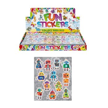 FUN STICKERS – МОДЕЛЬ: РОБОТИ (120 шт.)
